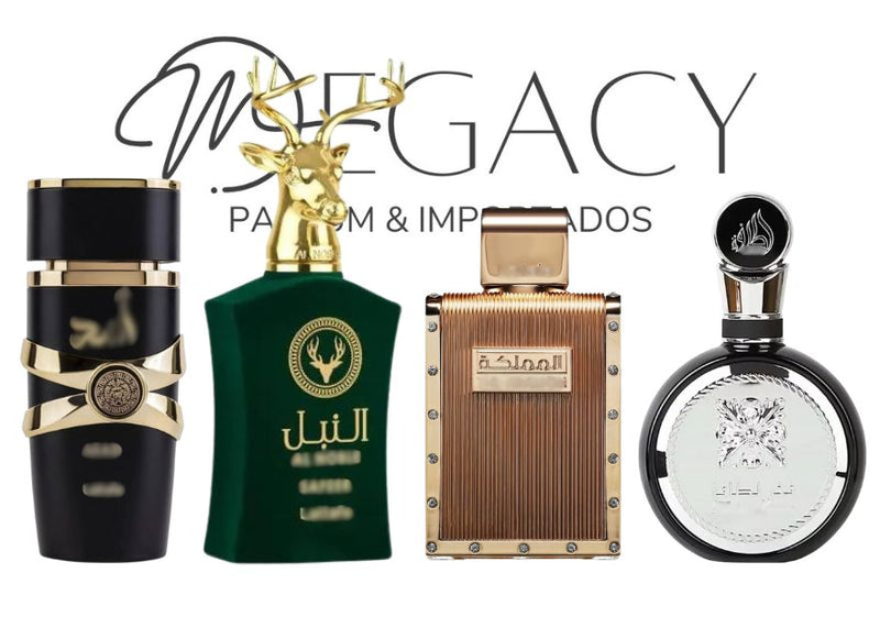 PROMOÇÃO COMPRE 1 LEVE 4 - Coleção Árabe Masculina Wild Mall - Pré Esquenta Black Friday! 🔥 - 100ml Cada