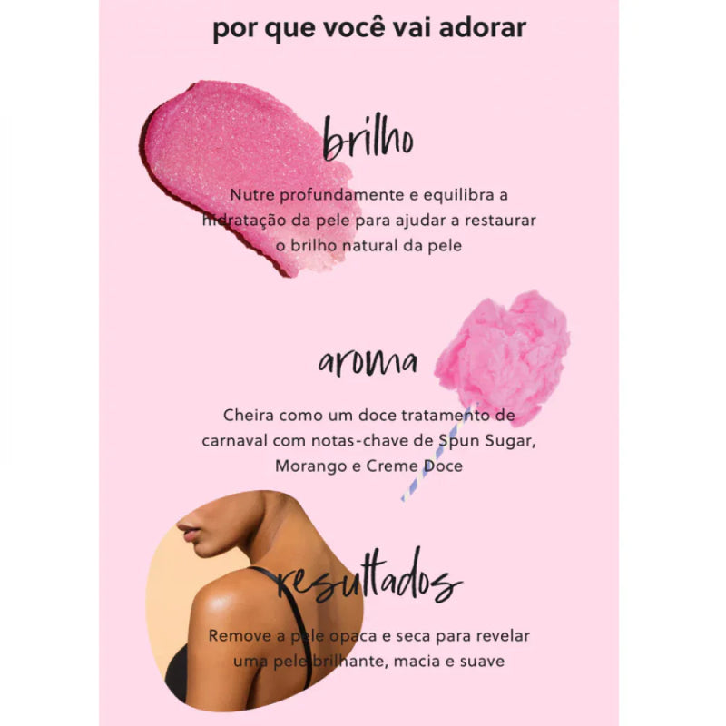 Esfoliante Tree Hut Cotton Candy (Algodão doce) 510g