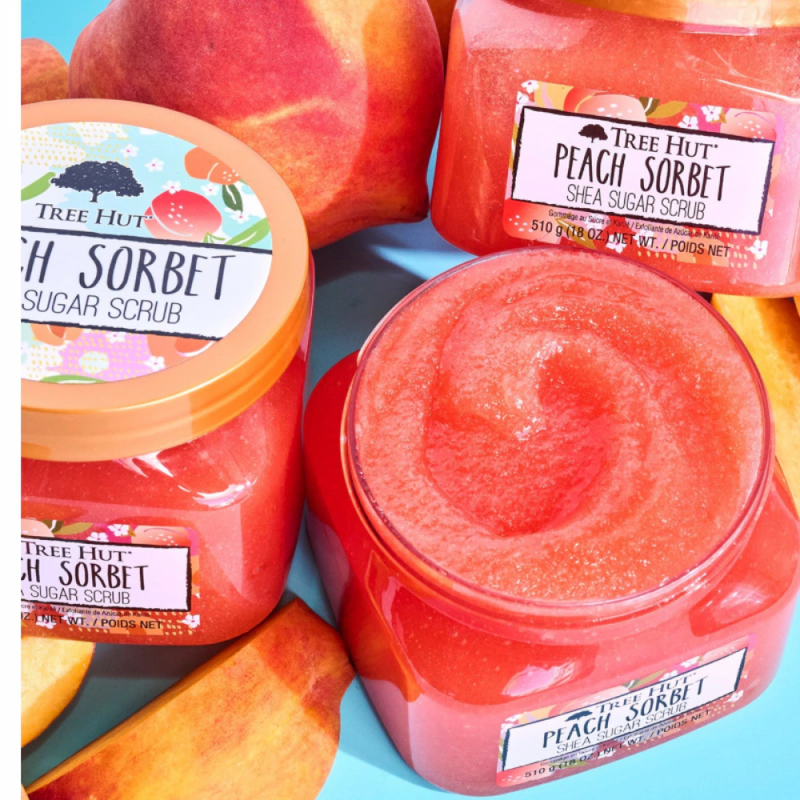 Esfoliante Tree Hut Peach Sorbet 510g