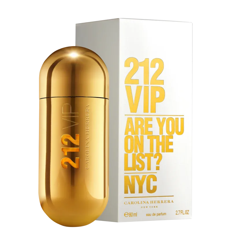 Perfume 212 VIP Carolina Herrera Eau de Parfum - 80ml