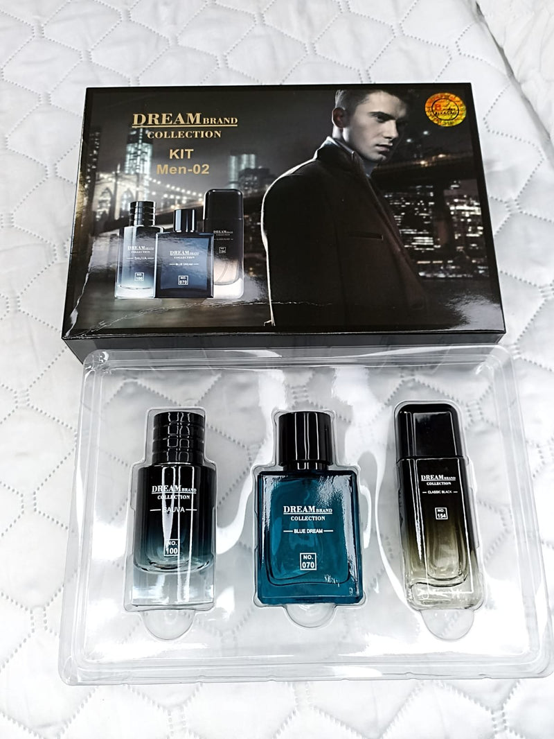 Kit n° 02 com 3 Perfumes Masc - Dream Brandcolletcion